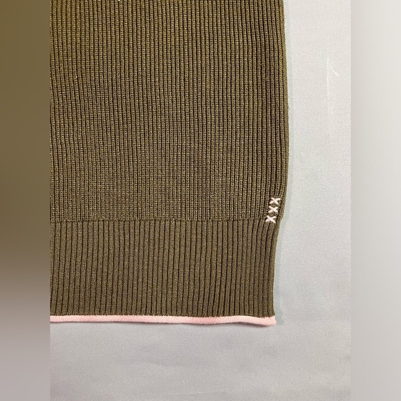 Scotch & Soda Women's Crew Neck Knit Sweater Olive Green NWOT - Picture 6 of 8